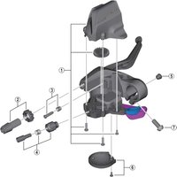 Freewheel Shimano Spares ST-T4000 indicator unit left hand, silver | Extra 10% off for BC Members, money back guarantee + FREE Delivery options & Returns