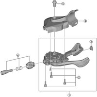 Freewheel Shimano Spares SL-U5000 Right hand shift lever unit | Extra 10% off for BC Members, money back guarantee + FREE Delivery options & Returns