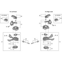 Freewheel Shimano Spares SL-M7000-11 right hand base cover unit without indicator type | Extra 10% off for BC Members, money back guarantee + FREE Delivery options & Returns