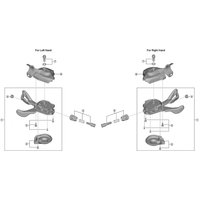 Freewheel Shimano Spares SL-M7000-I left hand base cover fixing screw unit | Extra 10% off for BC Members, money back guarantee + FREE Delivery options & Returns