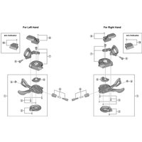 Freewheel Shimano Spares SL-M7000-10 right hand base cover unit with indicator type | Extra 10% off for BC Members, money back guarantee + FREE Delivery options & Returns