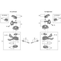 Freewheel Shimano Spares SL-M7000-10 right hand base cover unit without indicator type | Extra 10% off for BC Members, money back guarantee + FREE Delivery options & Returns