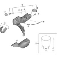 Freewheel Shimano Spares ST-RS405 left hand name plate and fixing screws | Extra 10% off for BC Members, money back guarantee + FREE Delivery options & Returns