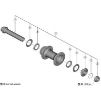 Freewheel Shimano Spares WH-RS170-CL-F12 ball retainer 5/32 x 15 mm | Extra 10% off for BC Members, money back guarantee + FREE Delivery options & Returns