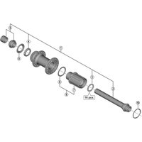 Freewheel Shimano Spares WH-RS170-CL-R12 complete freewheel body | Extra 10% off for BC Members, money back guarantee + FREE Delivery options & Returns