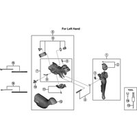 Freewheel Shimano Spares ST-R2030 left hand name plate and screw | Extra 10% off for BC Members, money back guarantee + FREE Delivery options & Returns