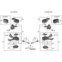 Freewheel Shimano Spares SL-M6000 right hand indicator unit | Extra 10% off for BC Members, money back guarantee + FREE Delivery options & Returns
