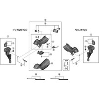 Freewheel Shimano Spares ST-R8000 left hand bracket assembly | Extra 10% off for BC Members, money back guarantee + FREE Delivery options & Returns