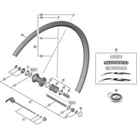 Freewheel Shimano Spares WH-RS100-R complete hub axle, 141 mm | Extra 10% off for BC Members, money back guarantee + FREE Delivery options & Returns