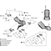 Freewheel Shimano Spares ST-R7020 left hand unit cover and fixing screw | Extra 10% off for BC Members, money back guarantee + FREE Delivery options & Returns