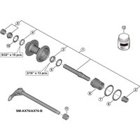 Freewheel Shimano Spares WH-MT501-CL complete hub axle | Extra 10% off for BC Members, money back guarantee + FREE Delivery options & Returns