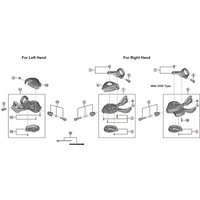 Freewheel Shimano Spares SL-M6100 right hand main lever cover and fixing screw | Extra 10% off for BC Members, money back guarantee + FREE Delivery options & Returns