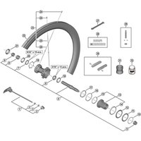 Freewheel Shimano Spares WH-R9200-C50-TU-R right hand spoke, 264 mm | Extra 10% off for BC Members, money back guarantee + FREE Delivery options & Returns