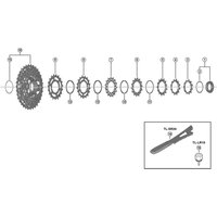 Freewheel Shimano Spares CS-R7101 Lock ring and washer | Extra 10% off for BC Members, money back guarantee + FREE Delivery options & Returns