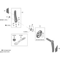 Freewheel Shimano Spares FCM8200 left hand crank arm unit with protection sticker, 160 mm | Extra 10% off for BC Members, money back guarantee + FREE Delivery options & Returns