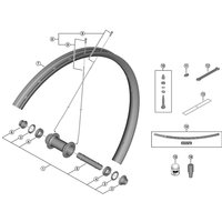 Freewheel Shimano Spares WH-M8200-TL-F15-B-275 spoke and nipple, 279 mm | Extra 10% off for BC Members, money back guarantee + FREE Delivery options & Returns