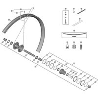 Freewheel Shimano Spares WH-M8200-TL-R12-B-275 spoke and nipple, 278 mm | Extra 10% off for BC Members, money back guarantee + FREE Delivery options & Returns
