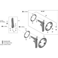 Freewheel Shimano Spares FC-08 fixing bolt and nut set, M8 x 10.1 mm, for 46-36T | Extra 10% off for BC Members, money back guarantee + FREE Delivery options & Returns