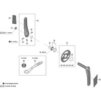 Freewheel Shimano Spares FC-M9200 left hand crank arm unit with protection sticker, 165 mm | Extra 10% off for BC Members, money back guarantee + FREE Delivery options & Returns