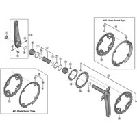 Freewheel Shimano Spares FC-M391 double gear fixing bolt and nut set, M8 x 8.5 mm, pack of 4 | Extra 10% off for BC Members, money back guarantee + FREE Delivery options & Returns