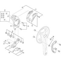 Freewheel Shimano Spares SM-CD50 Upper guide fixing bolt and nut | Extra 10% off for BC Members, money back guarantee + FREE Delivery options & Returns