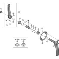Freewheel Shimano Spares FC-MT600-2 gear fixing bolt, M8 x 8.5 mm, pack of 4 | Extra 10% off for BC Members, money back guarantee + FREE Delivery options & Returns