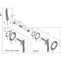 Freewheel Shimano Spares FC-M6000 gear fixing bolt and nut, M8 x 8.5 mm, pack of 4 | Extra 10% off for BC Members, money back guarantee + FREE Delivery options & Returns
