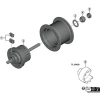 Freewheel Shimano Spares DH-C6000 1R left hand cone M9 X 12 mm | Extra 10% off for BC Members, money back guarantee + FREE Delivery options & Returns