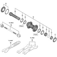 Freewheel Shimano Spares HB-M8010 complete hub axle | Extra 10% off for BC Members, money back guarantee + FREE Delivery options & Returns