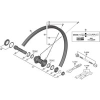 Freewheel Shimano Spares HB-M618-B Complete hub axle | Extra 10% off for BC Members, money back guarantee + FREE Delivery options & Returns