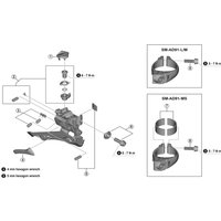 Freewheel Shimano Spares FD-R8000 cable fixing bolt and cable adjust bolt | Extra 10% off for BC Members, money back guarantee + FREE Delivery options & Returns