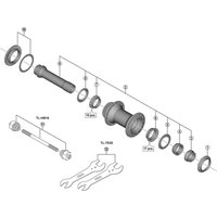 Freewheel Shimano Spares HB-M9110 hub axle unit | Extra 10% off for BC Members, money back guarantee + FREE Delivery options & Returns