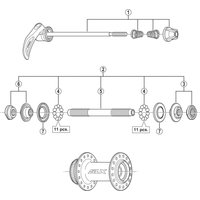 Freewheel Shimano Spares HB-M675 left hand lock nut unit | Extra 10% off for BC Members, money back guarantee + FREE Delivery options & Returns