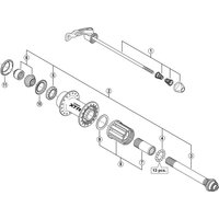 Freewheel Shimano Spares FH-M970 axle | Extra 10% off for BC Members, money back guarantee + FREE Delivery options & Returns