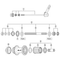 Freewheel Shimano Spares FH-M665 body fixing bolt | Extra 10% off for BC Members, money back guarantee + FREE Delivery options & Returns