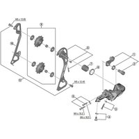 Freewheel Shimano Spares RD-T6000 outer plate assembly | Extra 10% off for BC Members, money back guarantee + FREE Delivery options & Returns