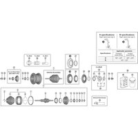 Freewheel Shimano Spares SG-C6011-8R Internal assembly, 184 mm | Extra 10% off for BC Members, money back guarantee + FREE Delivery options & Returns