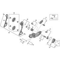Freewheel Shimano Spares RD-RX805-GS outer plate assembly, GS | Extra 10% off for BC Members, money back guarantee + FREE Delivery options & Returns