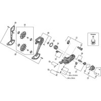 Freewheel Shimano Spares RD-M5100 outer plate assembly, SGS | Extra 10% off for BC Members, money back guarantee + FREE Delivery options & Returns