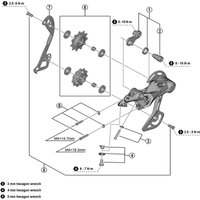 Freewheel Shimano Spares RD-M5120 stroke adjusting screws & plate | Extra 10% off for BC Members, money back guarantee + FREE Delivery options & Returns