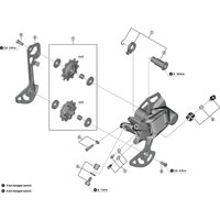 Freewheel Shimano Spares RD-M5120 pulley bolts, pack of 2 | Extra 10% off for BC Members, money back guarantee + FREE Delivery options & Returns