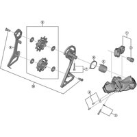 Freewheel Shimano Spares RD-R8050 end adjusting bolt and plate | Extra 10% off for BC Members, money back guarantee + FREE Delivery options & Returns