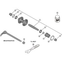 Freewheel Shimano Spares FH-MT410-B complete hub axle | Extra 10% off for BC Members, money back guarantee + FREE Delivery options & Returns