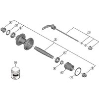 Freewheel Shimano Spares FH-MT401 left hand nut with dust cover | Extra 10% off for BC Members, money back guarantee + FREE Delivery options & Returns