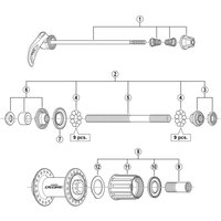 Freewheel Shimano Spares FH-M590 left hand lock nut unit | Extra 10% off for BC Members, money back guarantee + FREE Delivery options & Returns