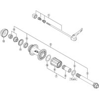 Freewheel Shimano Spares FH-M785 complete quick release, 168 mm | Extra 10% off for BC Members, money back guarantee + FREE Delivery options & Returns