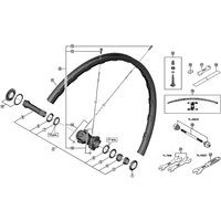 Freewheel Shimano Spares WH-M9000-TL-F15-29 complete hub axle | Extra 10% off for BC Members, money back guarantee + FREE Delivery options & Returns