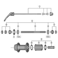 Freewheel Shimano Spares WH-T565-A right hand lock nut unit | Extra 10% off for BC Members, money back guarantee + FREE Delivery options & Returns