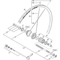Freewheel Shimano Spares WH-MT15-R complete freewheel body | Extra 10% off for BC Members, money back guarantee + FREE Delivery options & Returns