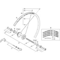 Freewheel Shimano Spares WH-MT15-A spoke 256 mm | Extra 10% off for BC Members, money back guarantee + FREE Delivery options & Returns
